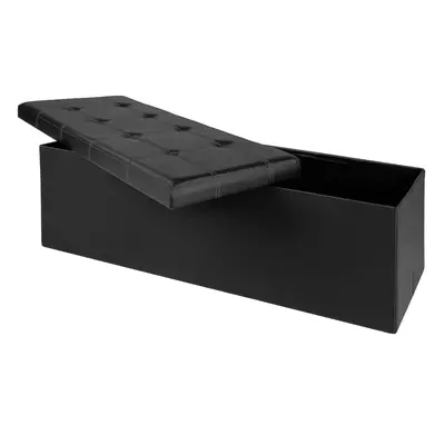 Pouf seduta nero 115x38x38cm