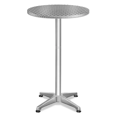 Tavolo bar plegable alluminio Ø60cm altezza variabile 70-115cm