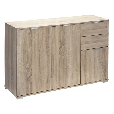 Credenza rovere Alba con 3 ante e cassetti-tipo DB131