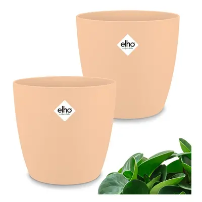 Vaso da fiori Bruxelles set di 2 pesca 16x15cm 2,2L