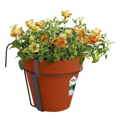 Vaso da fiori in terracotta 20x28cm con supporto