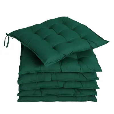 Set 6 x Cuscini per Sedia Cozy verde 43x39x5cm