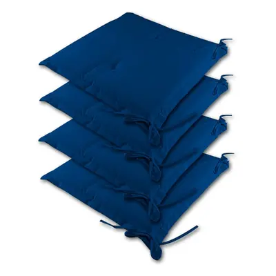 Set 4 x Cuscini per Sedia Sydney blu 41x37x5cm