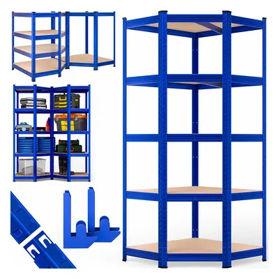 Scaffalatura pesante senza bulloni blu 180x70x40cm zincata 875kg