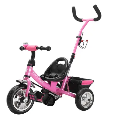 Triciclo per bambini Free Angel rosa in metallo