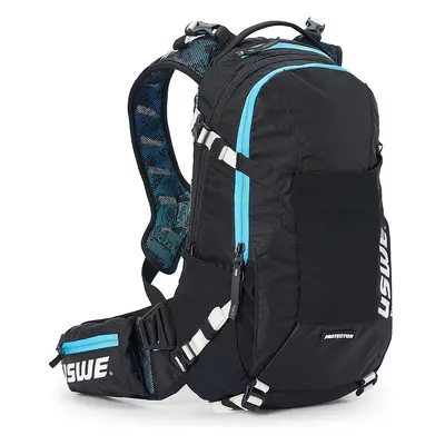 Zaino Protettivo USWE Flow 25 Litri Blu con Paraschiena Certificato CE per Freeride e Downhill