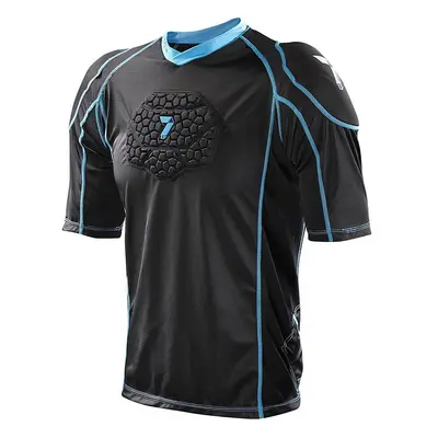 T-shirt Flex Body Protector XL Nero-Blu - Protezione Personalizzabile e Comfort Traspirante