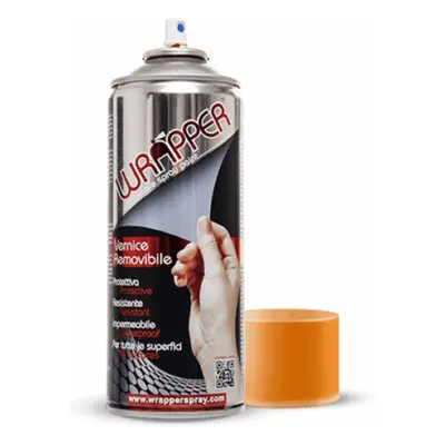 Vernice Spray Removibile Wrapper Fluo Arancio 400ml - Pellicola Protettiva e Impermeabile per Me