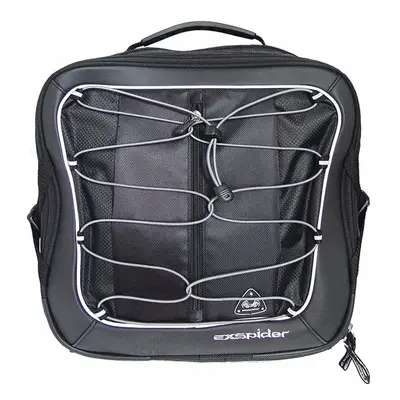 Borsa Tracolla Nero 13-19L con Attacco Portapacchi, Dimensioni 36x37x8 cm