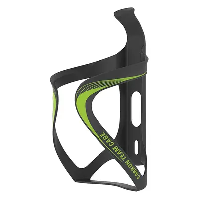 Portaborraccia Lezyne Carbon Team in Fibra di Carbonio Nero-Verde Neon, Leggero e Resistente per