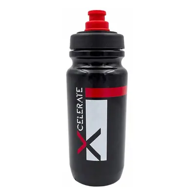 Borraccia X-Celerate 550ml Nero/Rosso con Valvola MVTEK, Leggera 66g, Polietilene Inodore