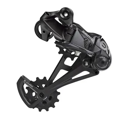 Deragliatore Posteriore EX1 1x8 Velocità per E-MTB, Gabbia Lunga, Nero, Max 48T