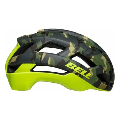 Casco Falcon XR MIPS Camo/Giallo con Luce LED Integrata, Taglia M (55-59 cm) - Protezione e Vers