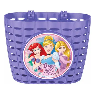 Cestino Anteriore per Bicicletta Disney Princess Viola in Plastica 19x13x15 cm