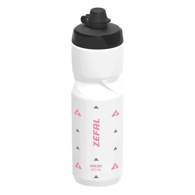 Borraccia Sense Soft 800ml Rosa/Bianco con Coperchio Protettivo, Ergonomica e Riciclabile