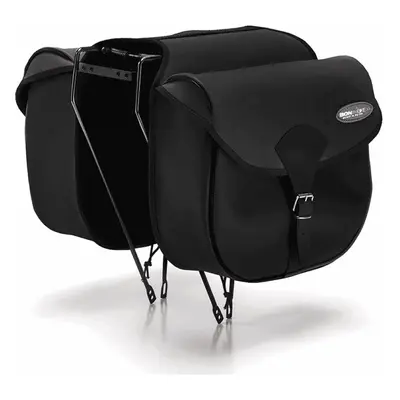 Borsa Bisaccia Posteriore BONINBIKE in Similpelle Nera 26x11x33 cm