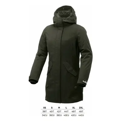 Giacca Parka Donna 2in1 Verde Airborne Taglia XL con Certificazione Bici CE