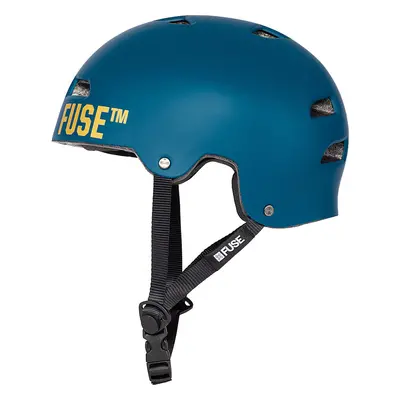 Casco Fuse Alpha L-XL Blu Scuro Opaco con Guscio in ABS e Schiuma EPS