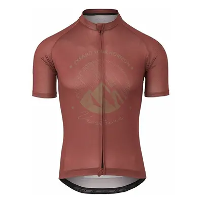 Maglia Gravel Uomo Cinnabar XL - Maniche Corte, Traspirante, 100% Poliestere Riciclato, Regular 