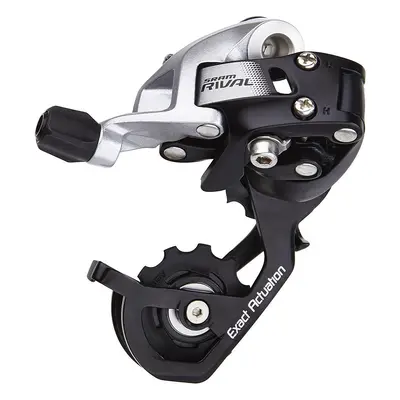 Deragliatore Posteriore SRAM Rival 22 11V Nero, Gabbia Corta, 28T, per Strade e Ciclocross