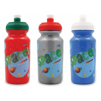 Borraccia Bimbo Space 380ml MVTEK - Set 3 Pezzi, Colori Assortiti