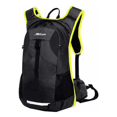 Zaino Idrico Elbrus 20L Nero/Giallo con Dimensioni 46x26 cm, Compatibile con Sacca da 2 Litri