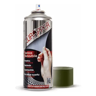 Vernice Spray Removibile Wrapper Kaki Olive 400ml - Protezione e Impermeabilizzazione per Metall