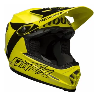 Casco Integrale Full-9 Fusion MIPS Giallo/Nero, Taglia 53-55 cm, Ventilazione Avanzata e Protezi