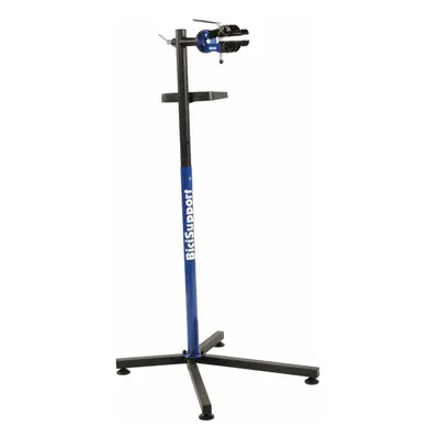 Supporto Reggiciclo Morsa Girevole 360° Regolabile con Vaschetta Attrezzi e Portata 12kg