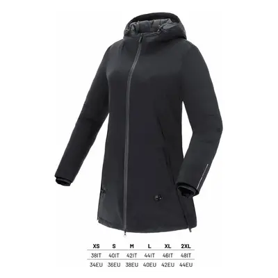 Giacca Termica 3/4 Donna Nera XL Impermeabile per Bici con Design Versatile e Protezione Antipio