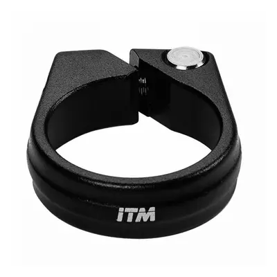 Collarino Sella Corsa ITM in Alluminio Nero - 35mm, Leggero e Resistente per Biciclette da Corsa