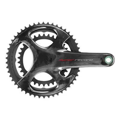 Guarnitura Super Record Carbon Ultra-Torque Ti 2x12v 50x34D 172,5mm Nero per Bici da Strada