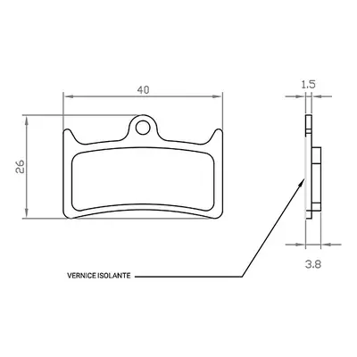 Pastiglie Freno Hope V4 Organiche per E-bike - Compatibili con HOPE Tech 4 V4, Tech 3 V4 e TRICK