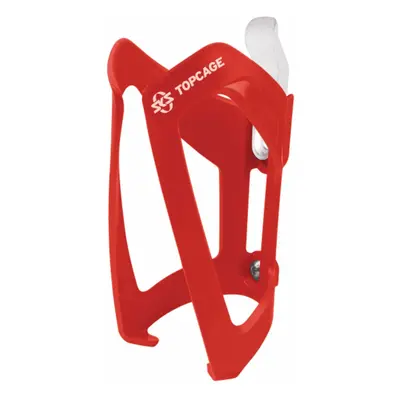 Portaborraccia SKS TOPCAGE in Plastica Rossa per Bici, Compatibile con Bottiglie 1.5L