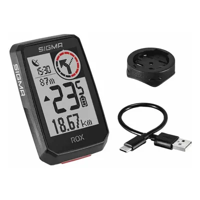 Ciclocomputer GPS Sigma ROX 2.0 Nero Senza Filo con 14 Funzioni per Atleti Dilettanti