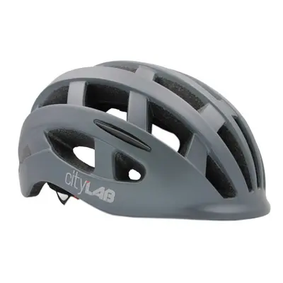 Casco Bici CITY LAB Titanio Taglia L (58/61cm) - Leggero 240g, 30 Fori Ventilazione, Certificato