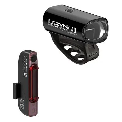 Coppia Luci LED Bicicletta Hecto Drive 40 STVZO e Stick Drive STVZO, Impermeabili IPX7, Sicurezz