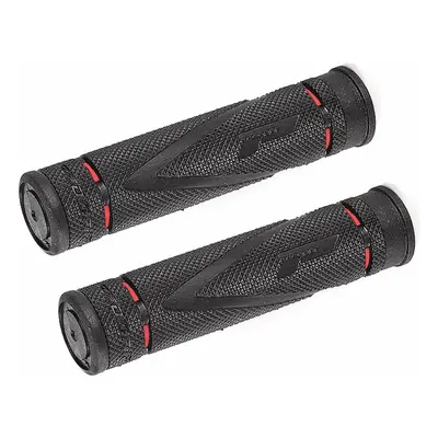 Manopole MTB Progrip 838sa Nero/Rosso 125mm in PVC Molle per Adulti