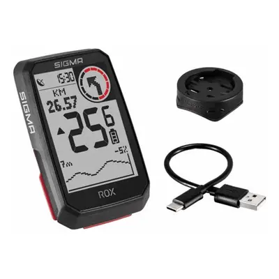 Computer GPS ROX 4.0 Nero Senza Filo con 30 Funzioni e Misuratore Barometrico