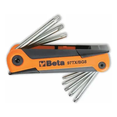 Kit Chiavi Torx Multitool 8 Pezzi Nero Beta - Misure T9-T40