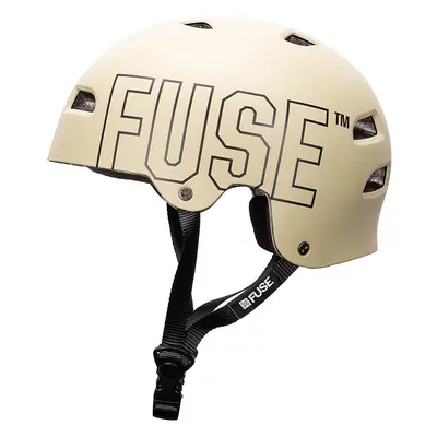 Casco Fuse Alpha Sabbia Opaca Taglia M-L con Guscio in ABS e Schiuma EPS