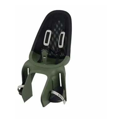 Seggiolino Posteriore Qibbel Air Nero/Verde per Portapacco, 25 kg - Leggero, Sicuro ed Ergonomic