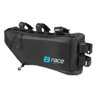 Borsa Telaio Bikepacking Espandibile 4L in Nylon Nero - Dimensioni 35,5x7x14 cm