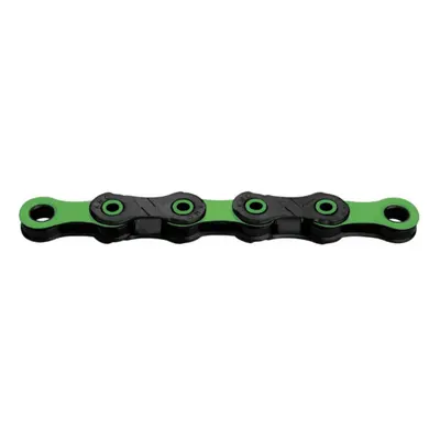 Catena 12v DLC Nero/Verde per SRAM o Shimano - 126 Maglie, Rivestimento Duro e Cambiata Fluida