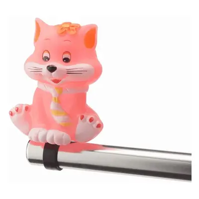 Campanello per Bici Bambini - Pupazzo Gatto Rosa Fantasia