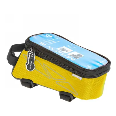 Borsa Top Tube per Smartphone M-Wave Rotterdam, Giallo e Nero, con Chiusura a Velcro