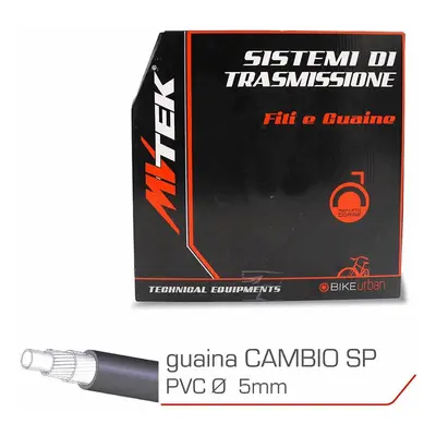 Guaina Freno 2P 5mm x 30mt Nero con Liner in PVC Resistente MVTEK