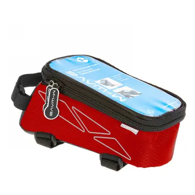 Borsa Top Tube per Smartphone M-WAVE Rotterdam Rossa con 3 Velcri