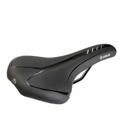 Sella Velo Fit Athlete BC XL 275x163 mm Nero/Argento per Strada e MTB - Comfort Zone XL, Schiuma