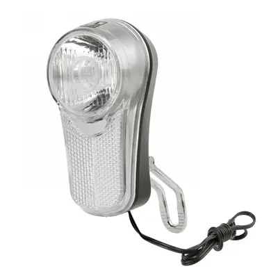 Faro Anteriore a Dinamo LED ANLUN 6V/2.4W con Supporto e Doppio Cavo, Omologato StVZO